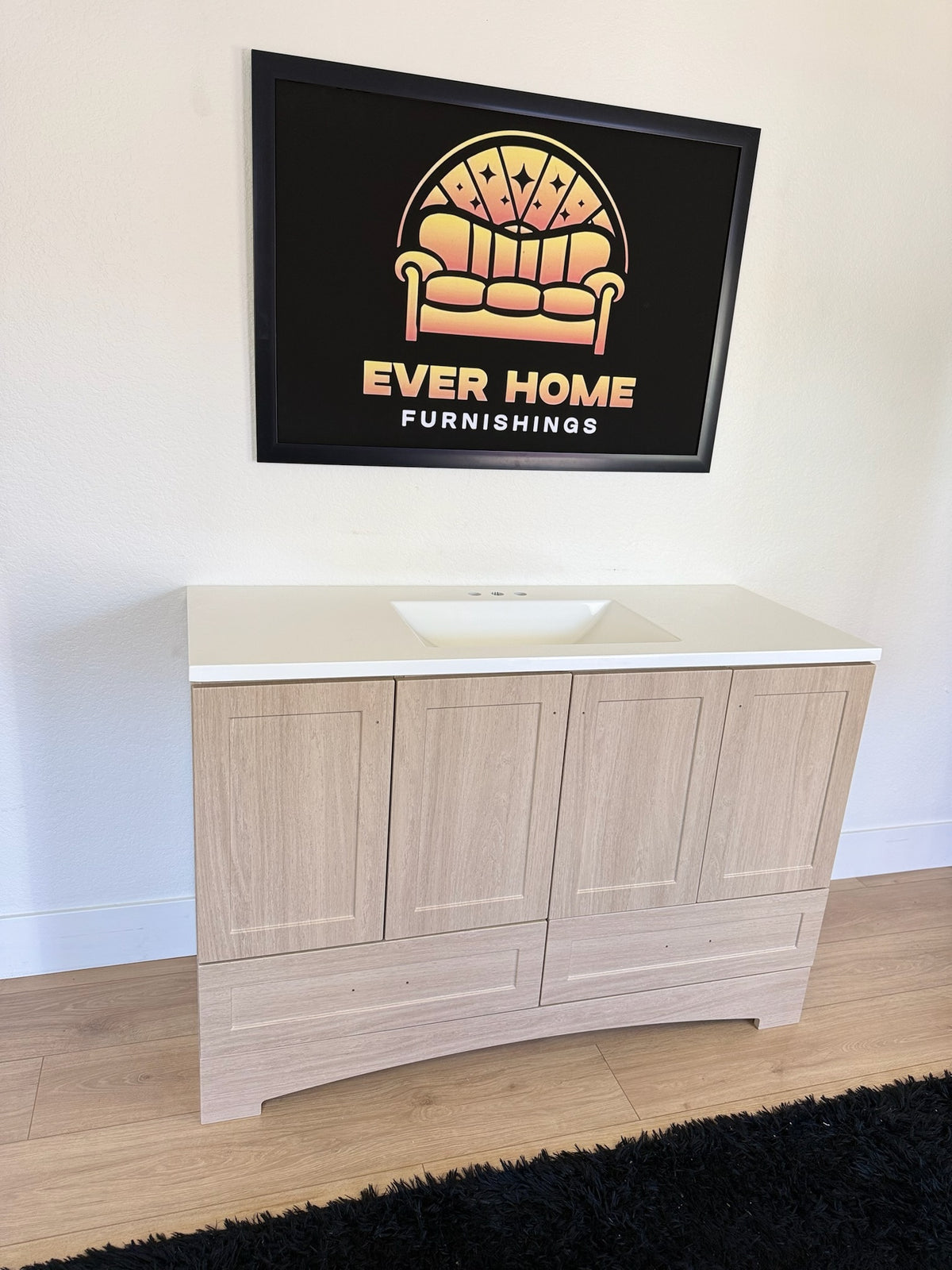 Emlyn 48" Single Bathroom Vanity — Cultured Marble Top, $1,499 Retail