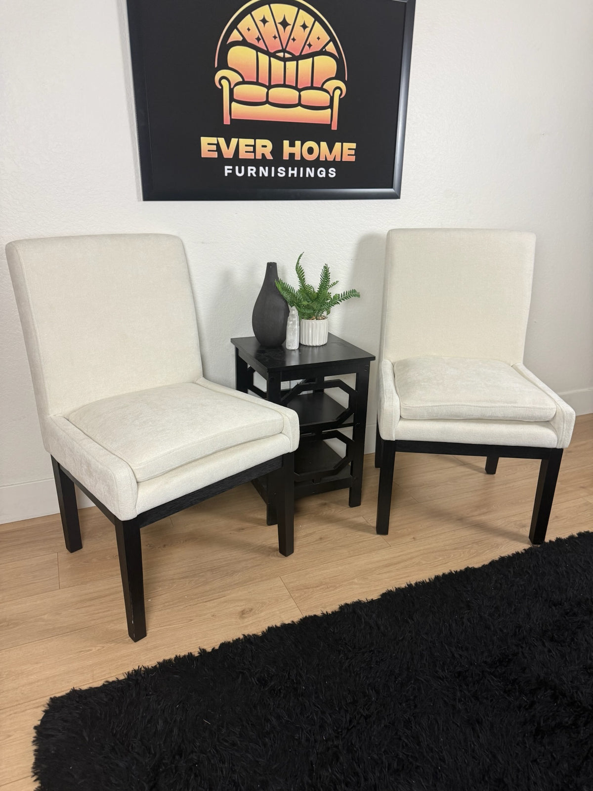 Rickye Upholstered Dining Chair- Mid-Century Modern - Luxury Fabric