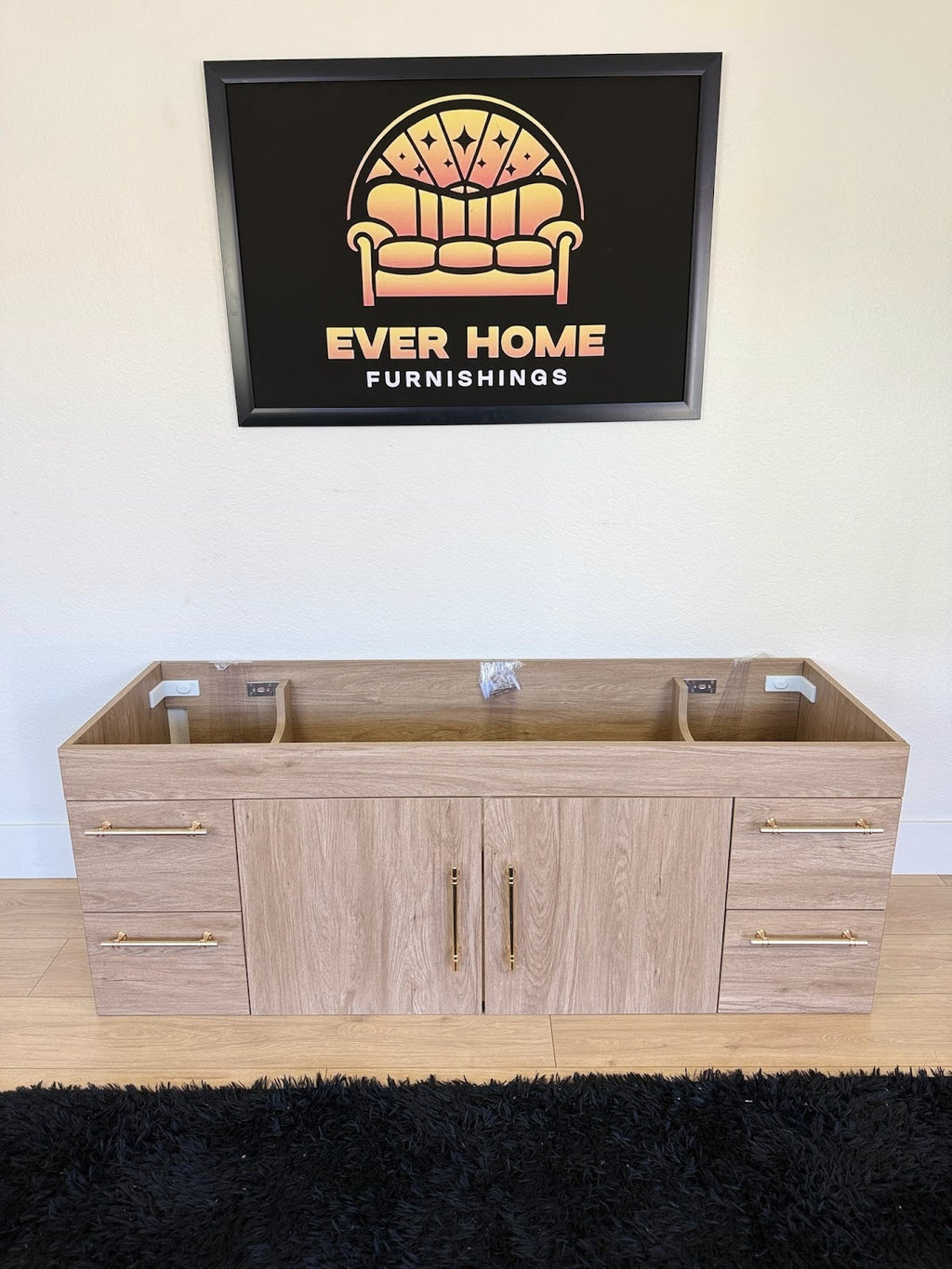Spring 60" Wall-Mounted Single Bathroom Vanity Set