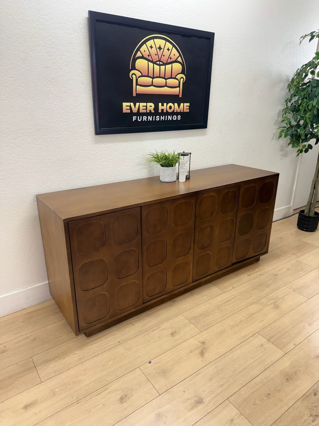 Benedict Wood Sideboard — New/Open Box, $1,570 Retail