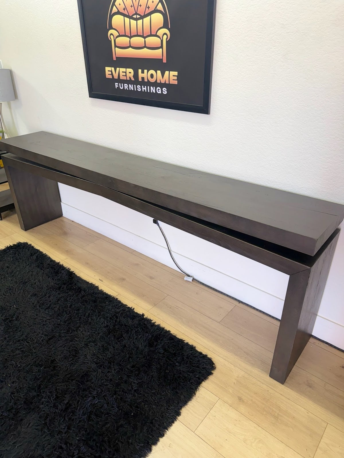 Henn Solid Wood Console Table