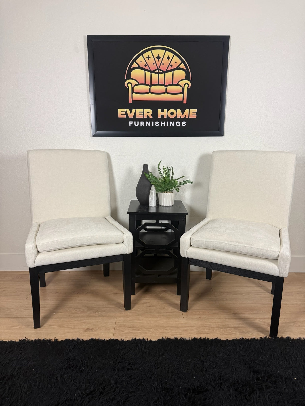 Rickye Upholstered Dining Chair- Mid-Century Modern - Luxury Fabric