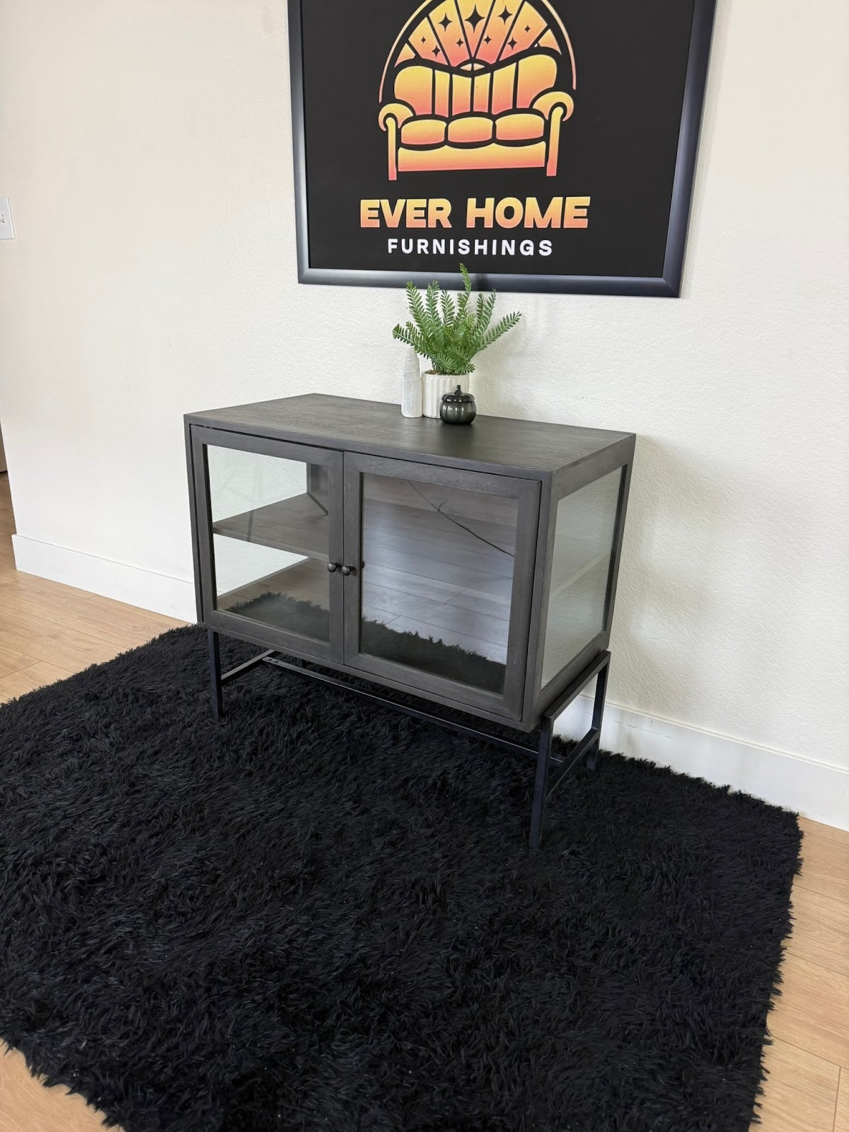 Mercana Arelius Accent Cabinet — Mid-Century Modern