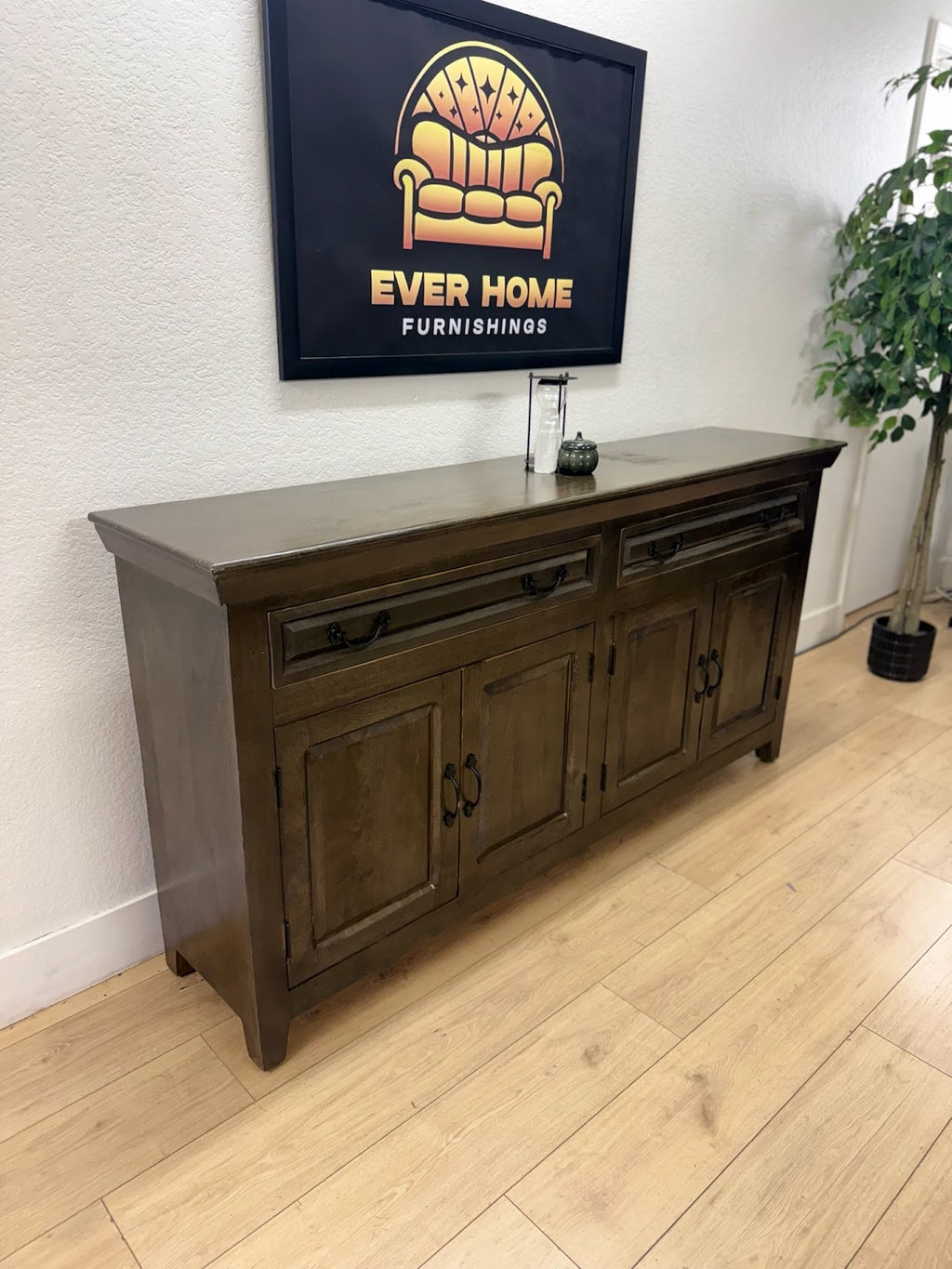Jamya 69" Solid Wood Sideboard