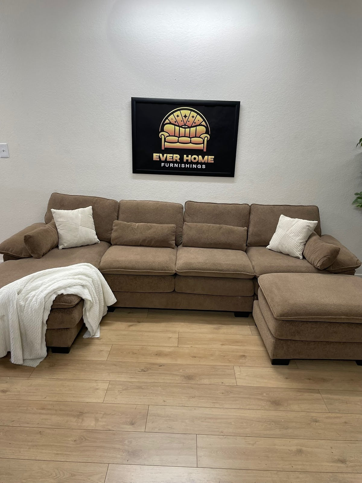 TJWN9007 Brown Modular Sectional Piece