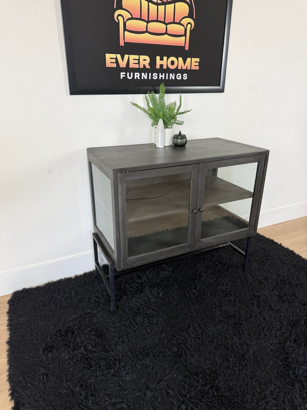 Mercana Arelius Accent Cabinet — Mid-Century Modern