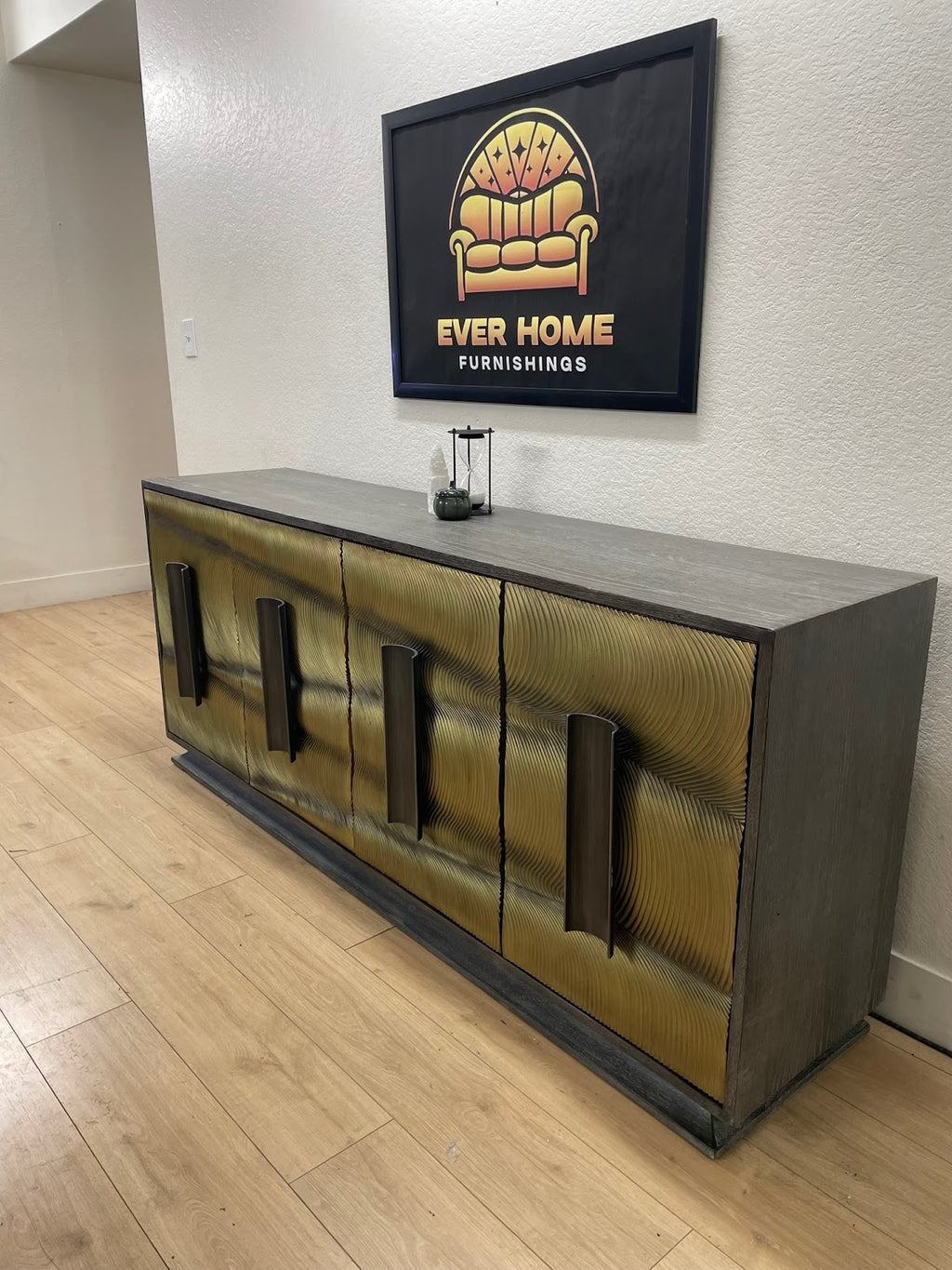 Melange 80" Wide Credenza — $2,909 Retail, New/Open Box