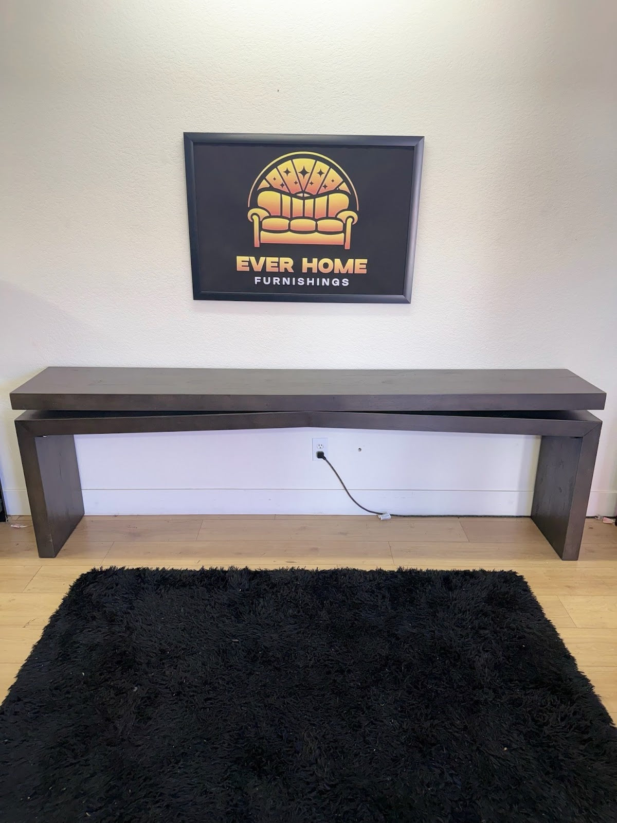 Henn Solid Wood Console Table