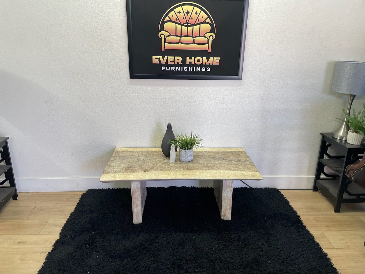 Suar Sled Coffee Table Natural Wood