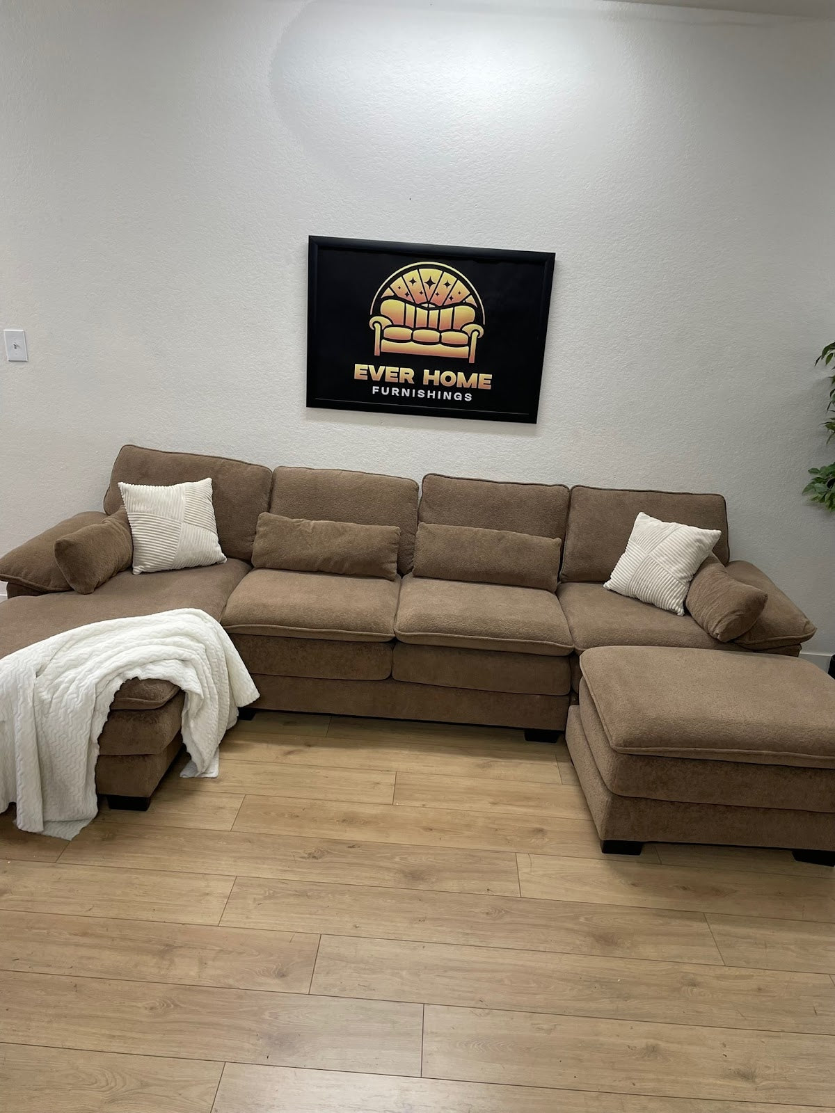 TJWN9007 Brown Modular Sectional Piece