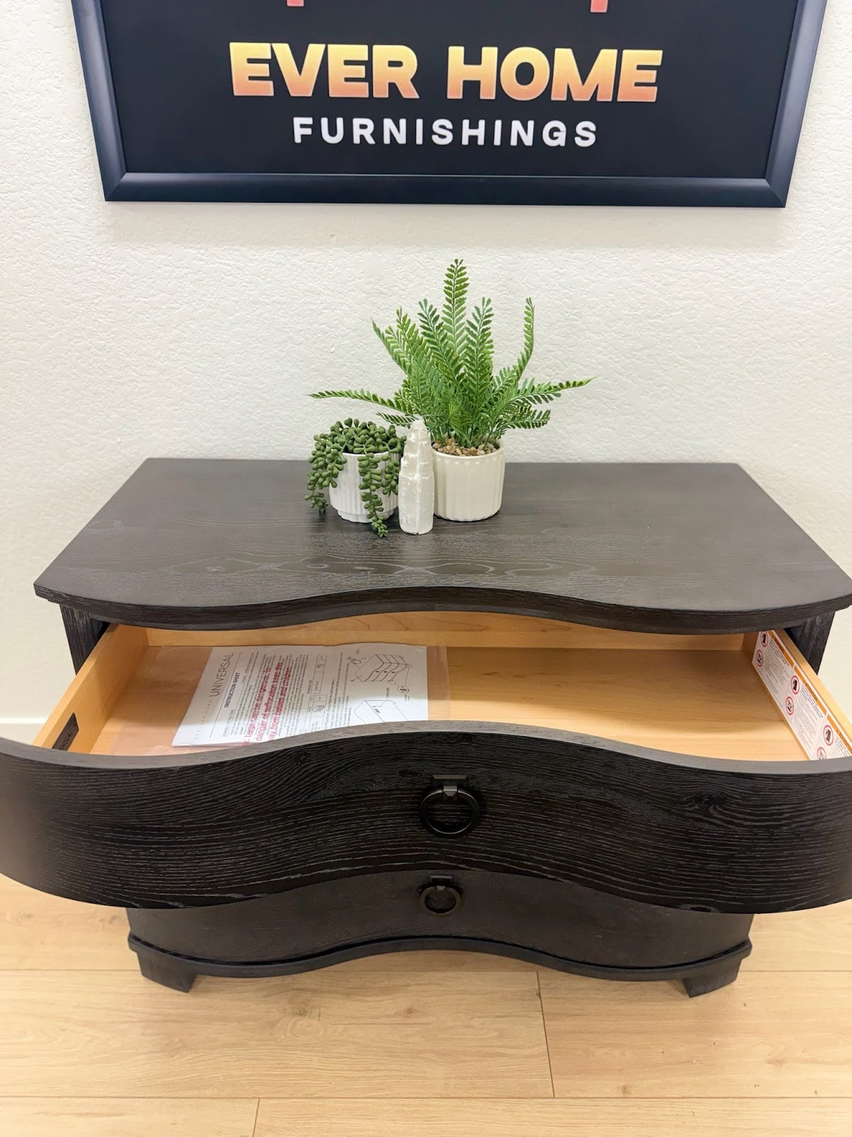 Universal Furniture Griffith Park Serpentine Chest — Mid-Century Modern