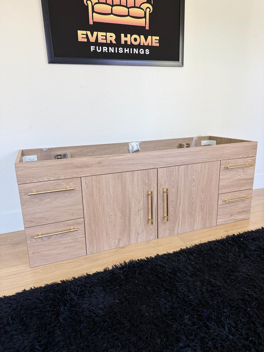 Spring 60" Wall-Mounted Single Bathroom Vanity Set