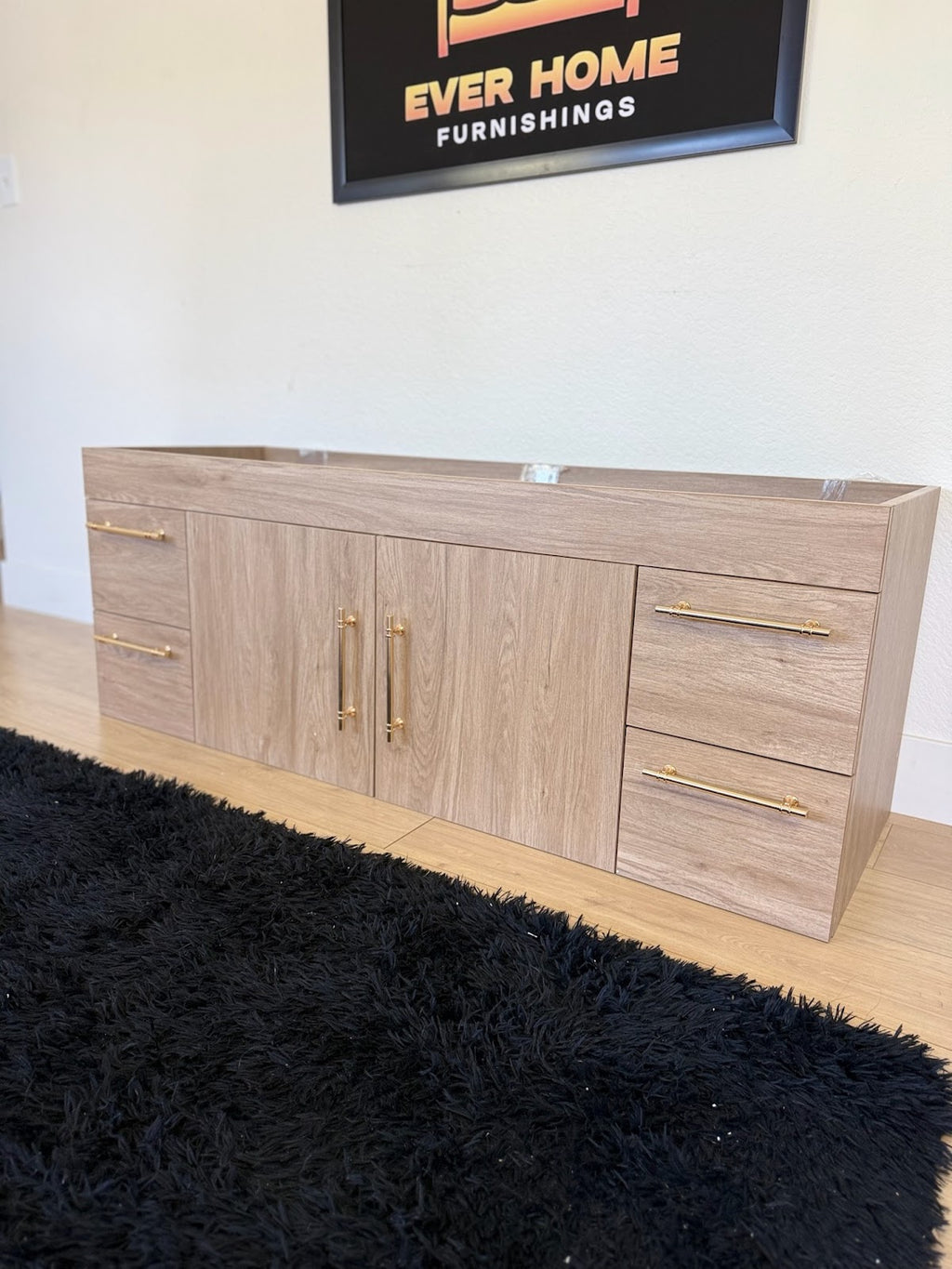 Spring 60" Wall-Mounted Single Bathroom Vanity Set