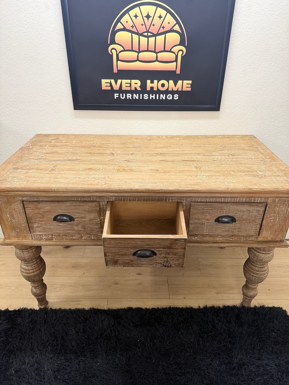 Grand Maison Kitchen Island – Solid Oak | Open Box Like New