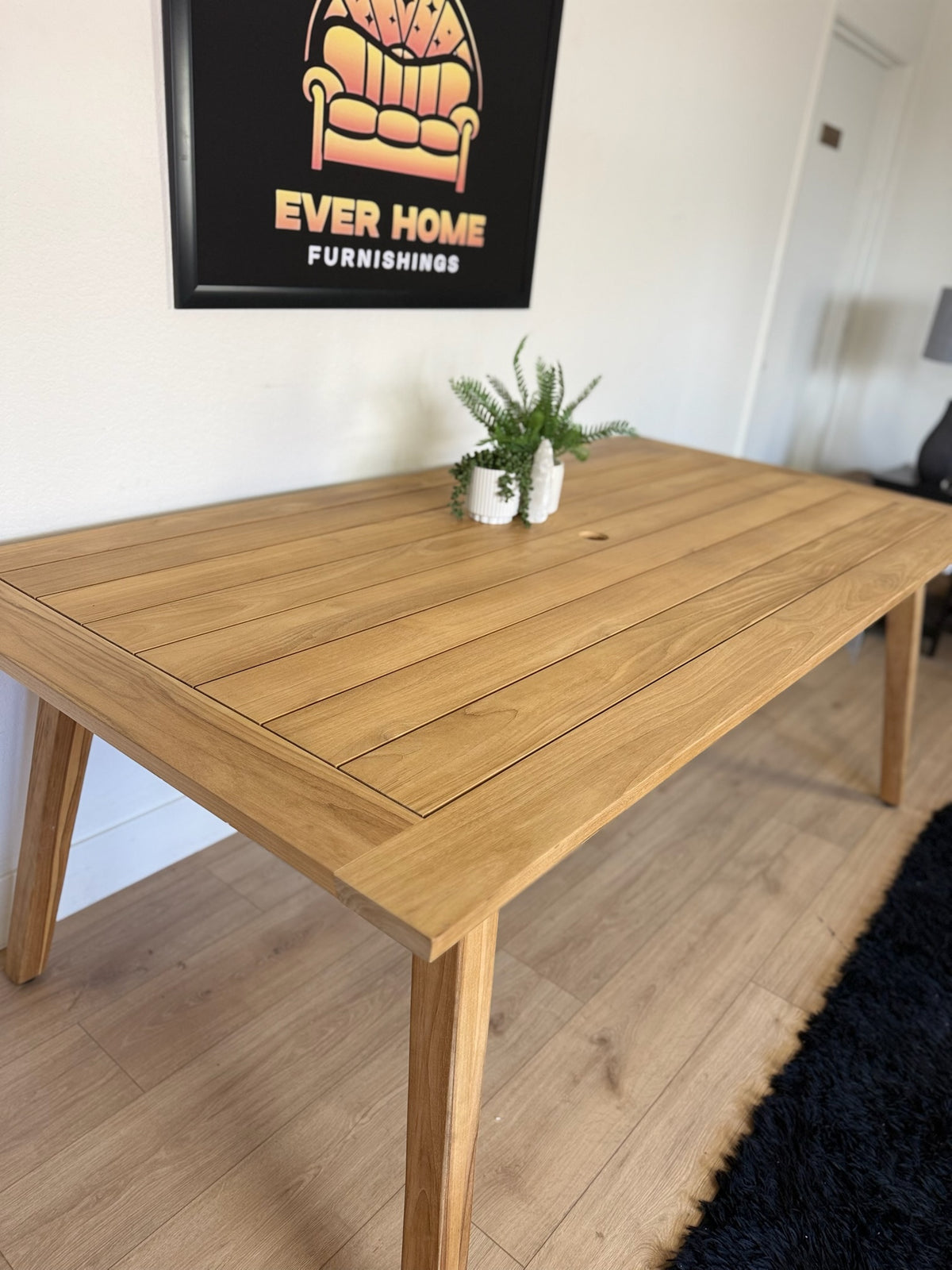 Outdoor Interiors- Vineyard Teak Dining Table