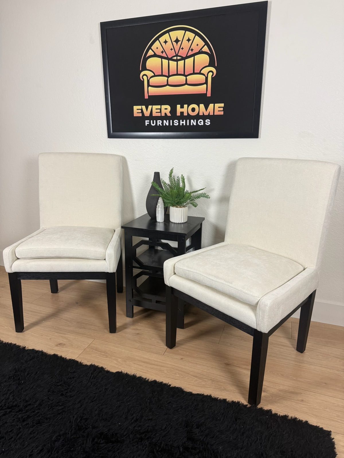 Rickye Upholstered Dining Chair- Mid-Century Modern - Luxury Fabric