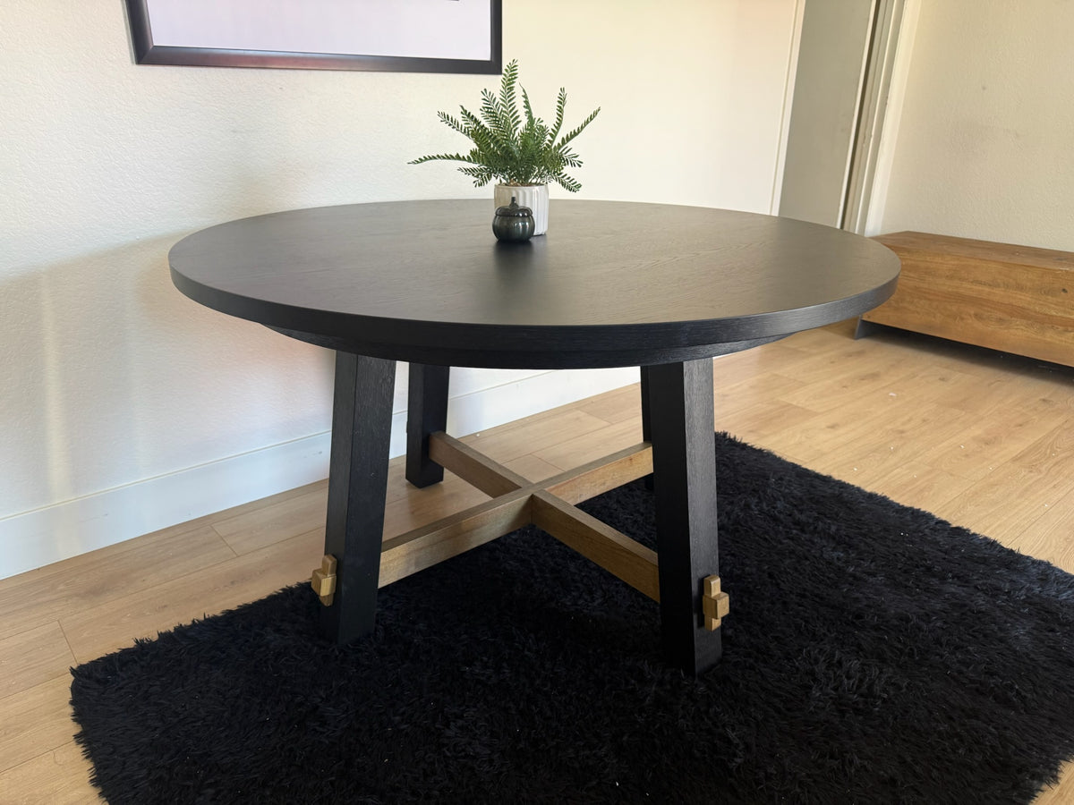 Rickye Round 54'' Table - Mid-Century-Modern - Left Side