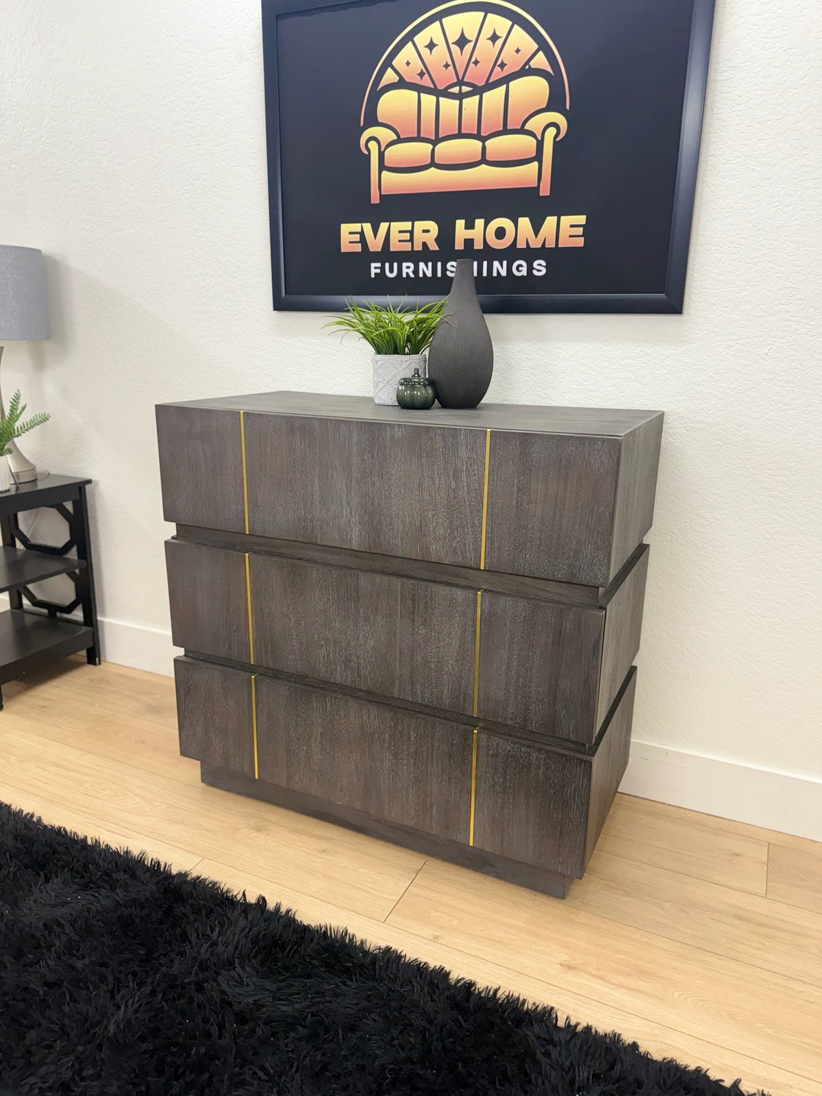 Nickalus Mid-Century Modern Accent Chest — $1,363 Retail, New/Open Box