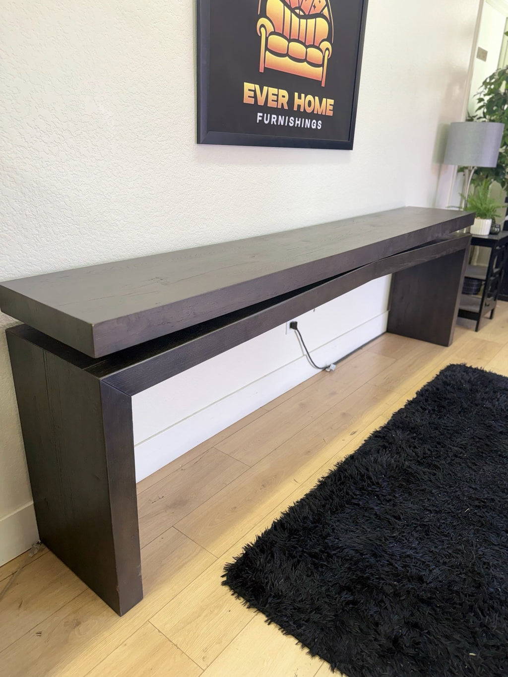 Henn Solid Wood Console Table