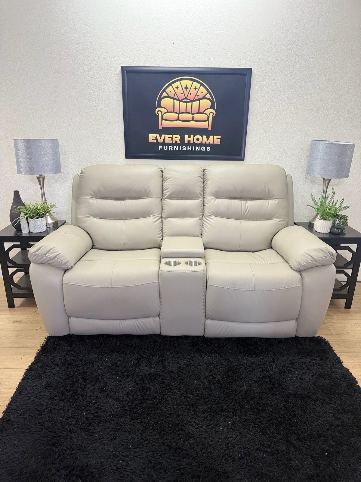 2-Piece Vegan Leather Power Reclining Sofa Set