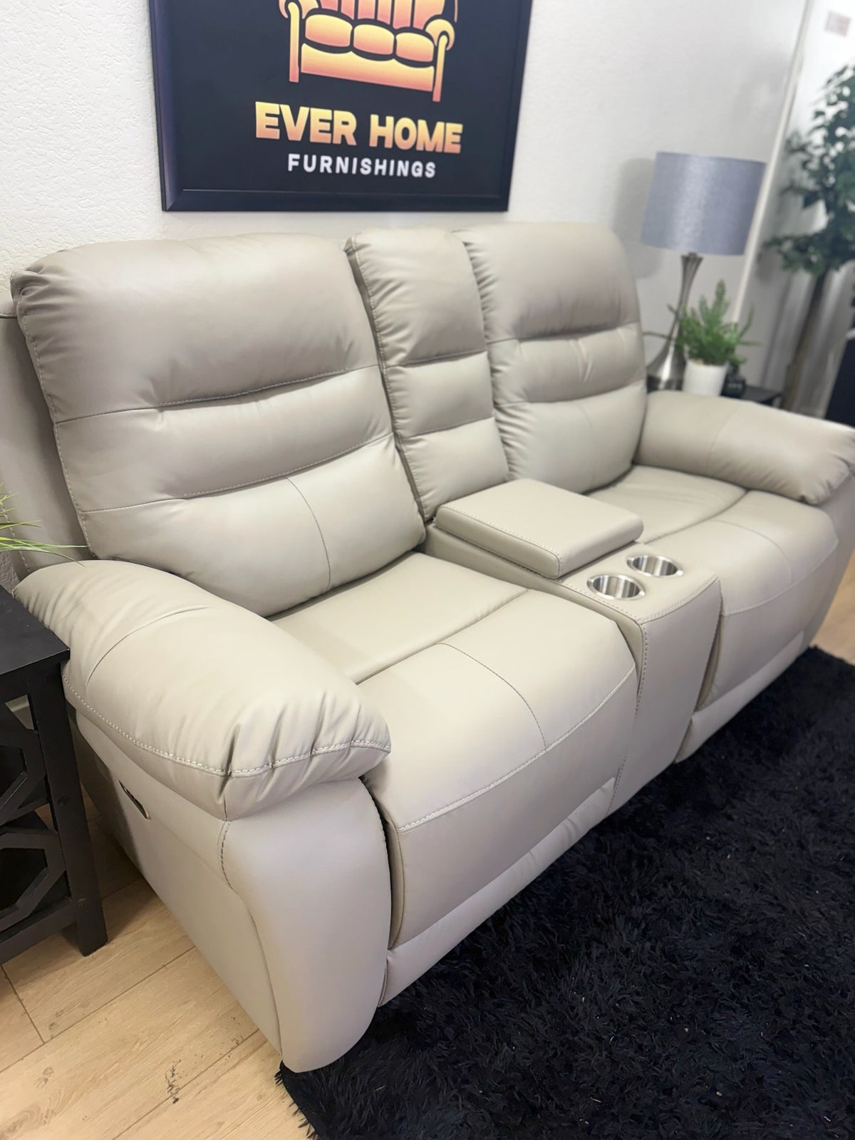 2-Piece Vegan Leather Power Reclining Sofa Set