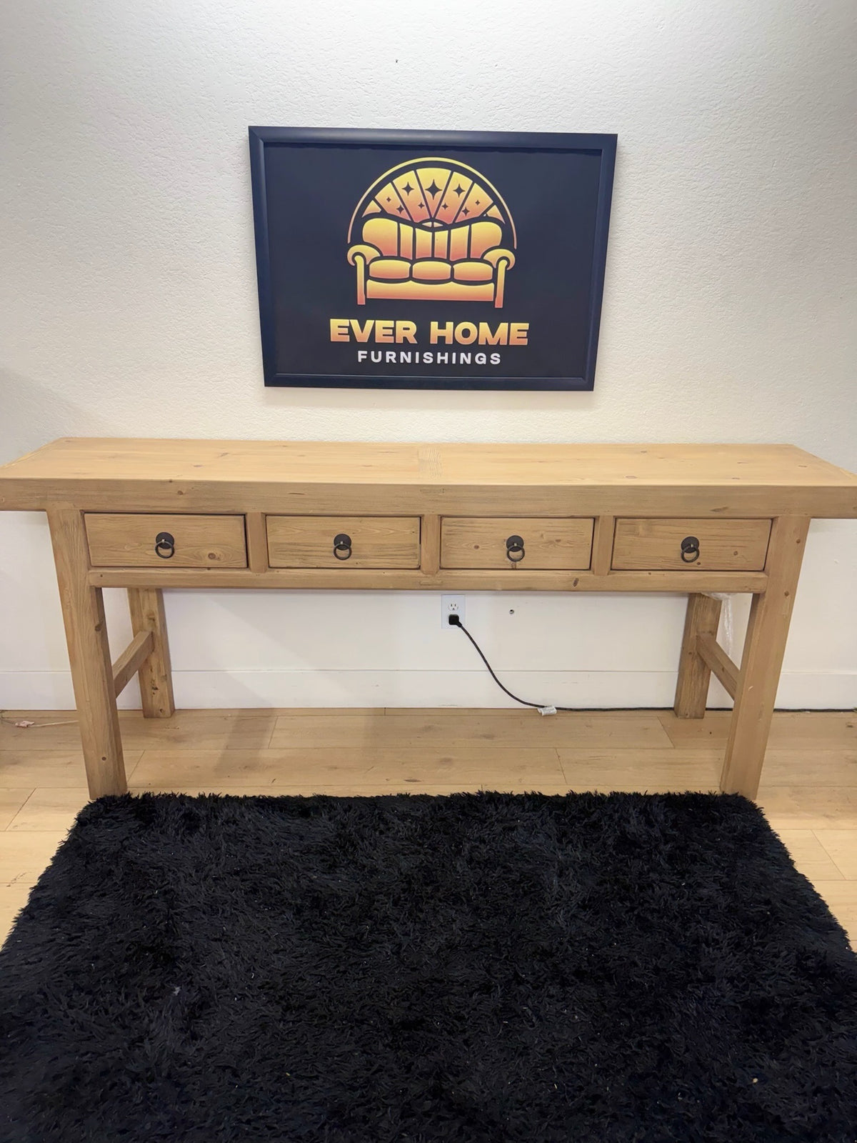 Umber 86.5in Solid Wood Console Table